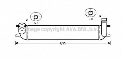 AVA QUALITY COOLING rt4462 -  Интеркулер